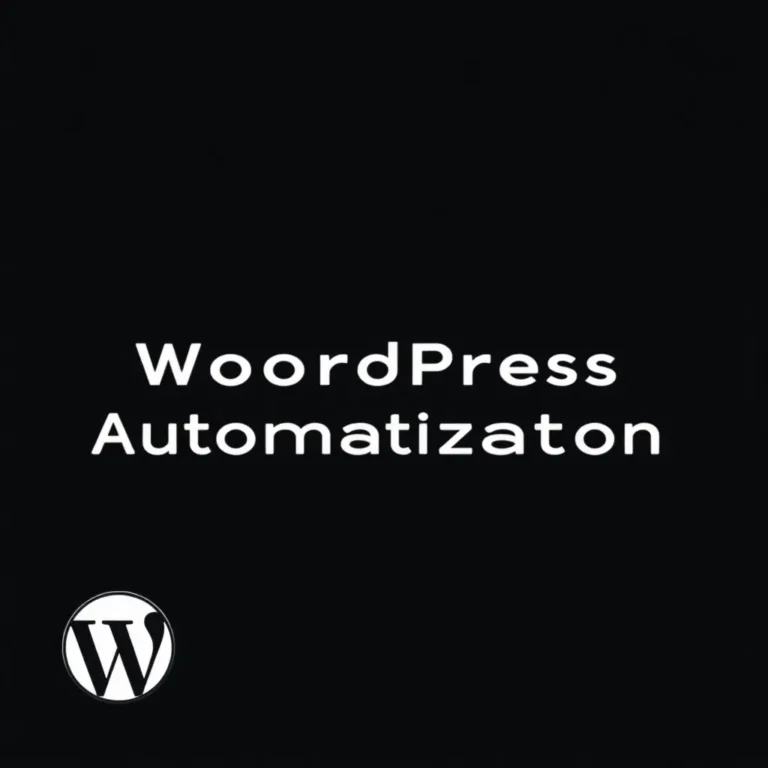 Illustration von WordPress-Automatisierungs-Plugins im modernen Design.