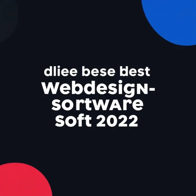Modernes Webdesign-Software Interface auf Laptop für professionelle Webseiten 2025