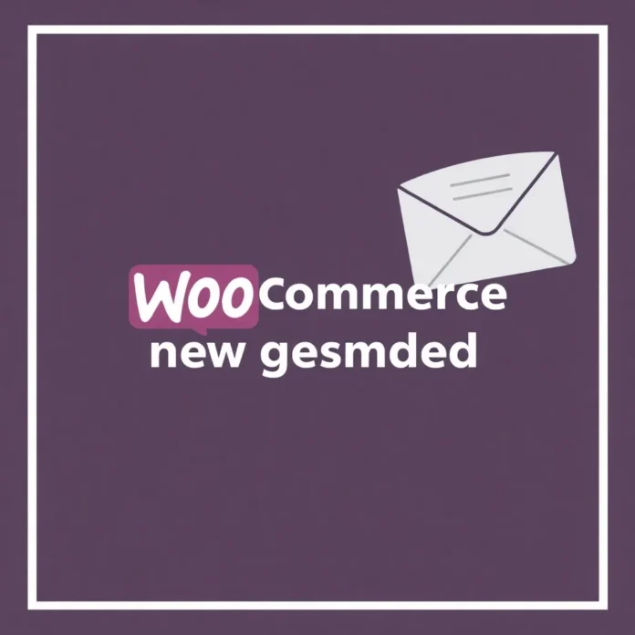 Dashboard zeigt WooCommerce E-Mail-Benachrichtigungseinstellungen mit markierter Option