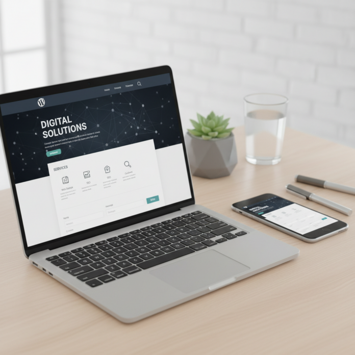 WordPress einseitige Website Erstellung Schritt für Schritt Anleitung
